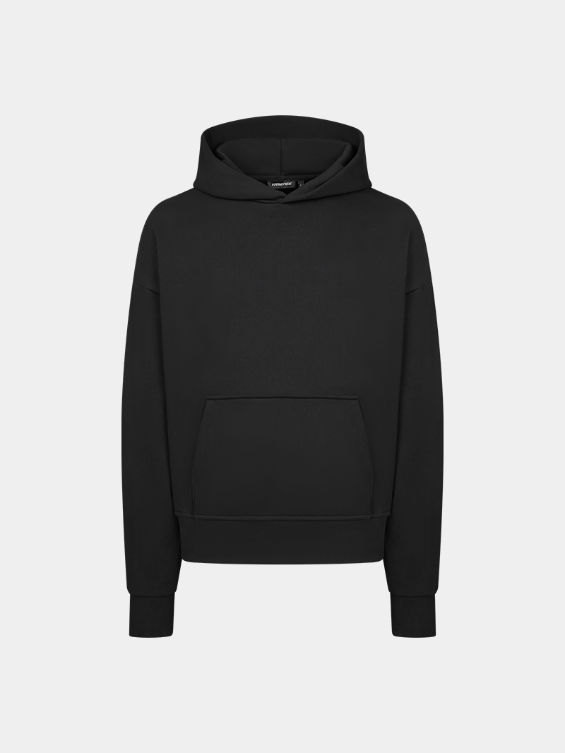 BLACK HEAVY HOODIE