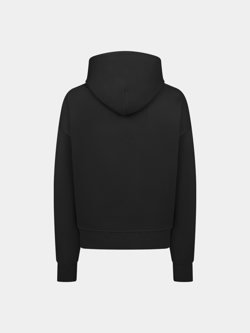 BLACK HEAVY HOODIE