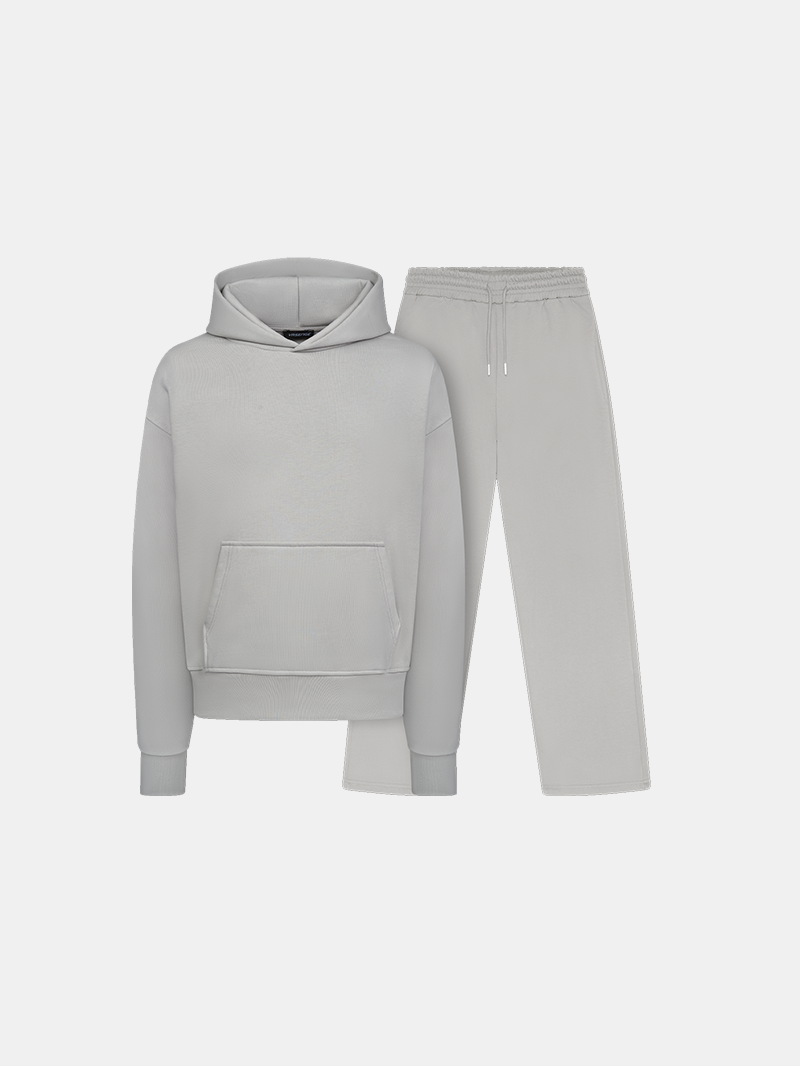 GREY HEAVY TRACKSUIT  -  SET