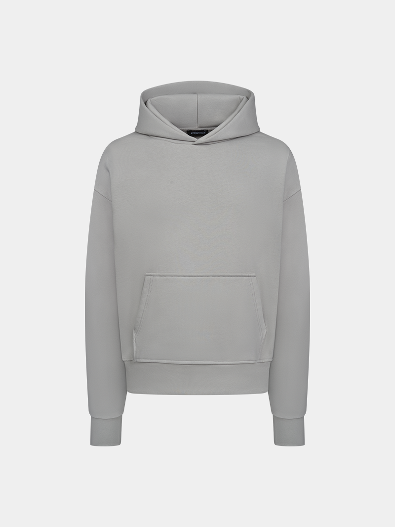 GREY HEAVY HOODIE