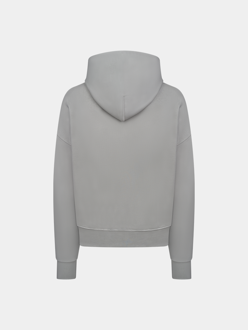 GREY HEAVY HOODIE