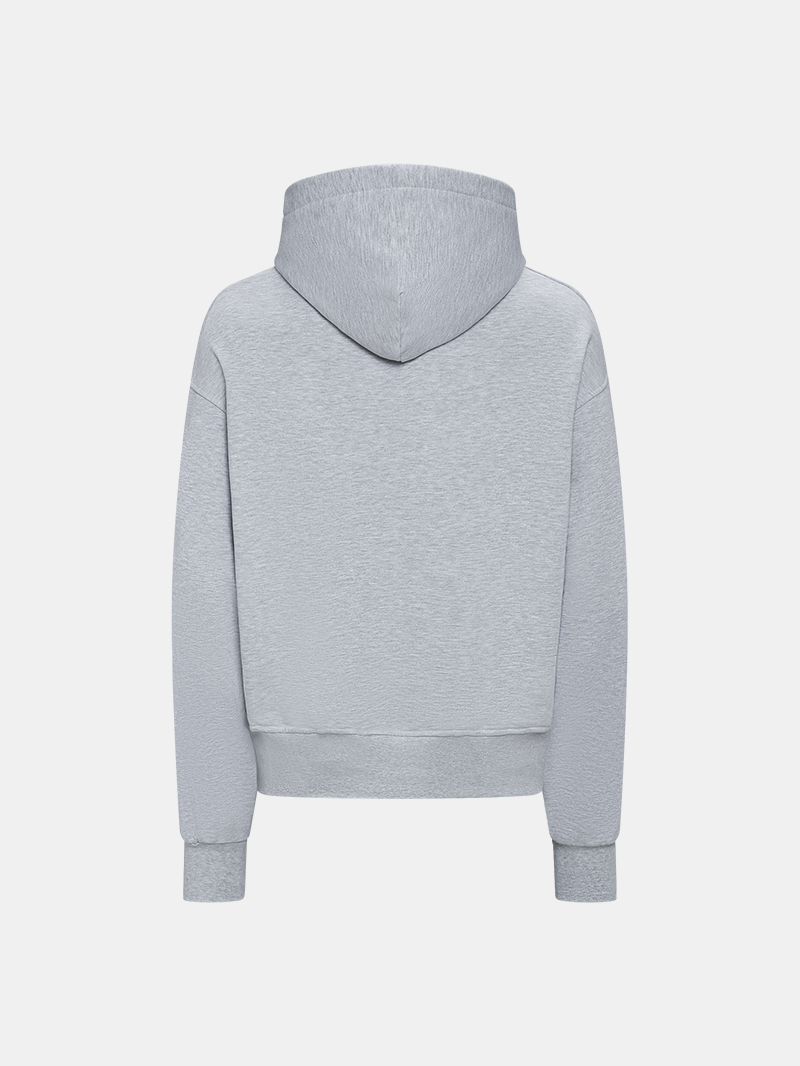 MELANGE GREY HOODIE