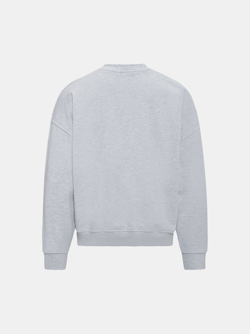 MELANGE GREY SWEATER