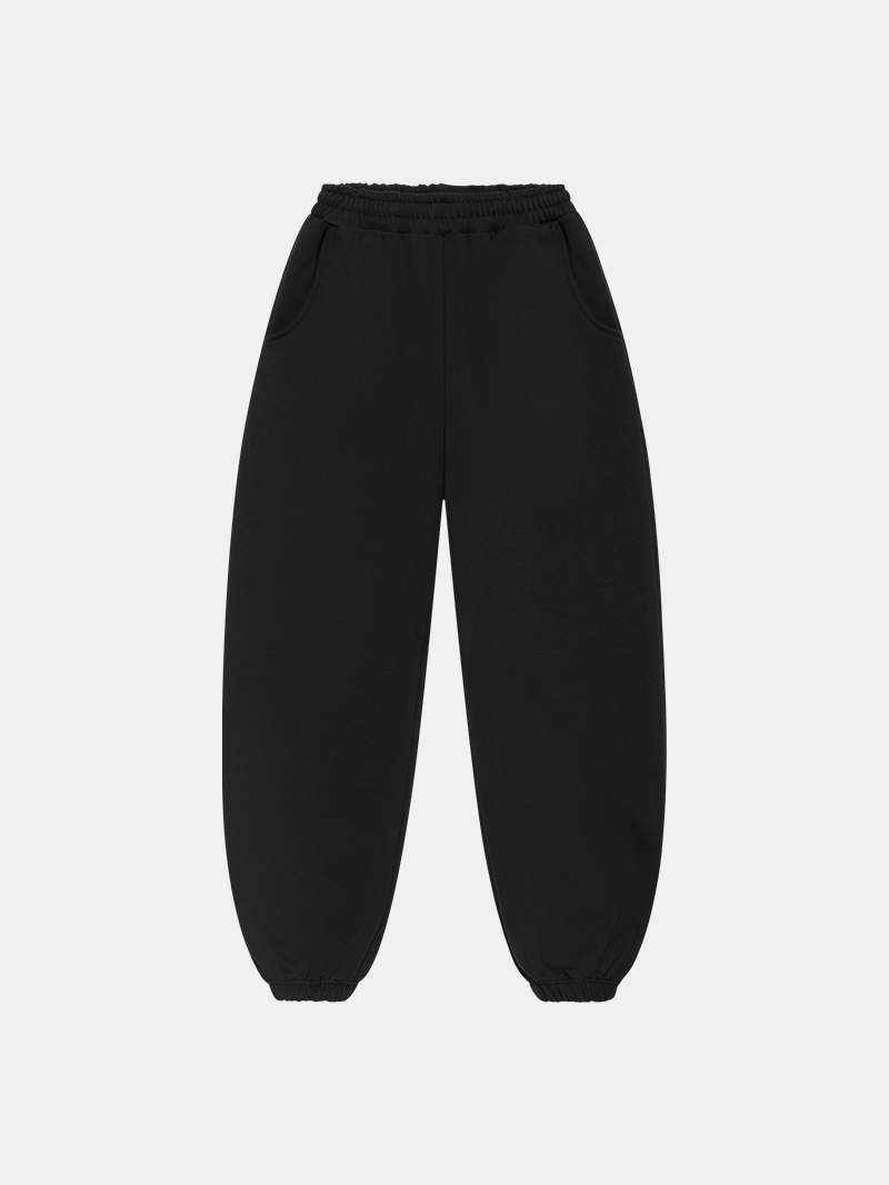 BLACK CUFF SWEATPANT