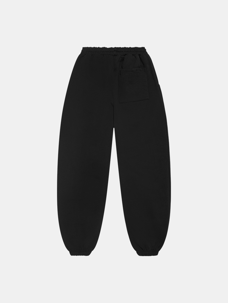 BLACK CUFF SWEATPANT